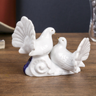 Сувенир керамика "2 голубка" кобальт, стразы 9,2х12х6 см - Фото 6