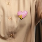 Рюкзак детский, значок, отдел на молнии, цвет розовый - Фото 5