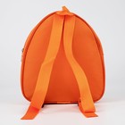 Рюкзак детский, отдел на молнии, 23х9х20см, цвет оранжевый - Фото 5