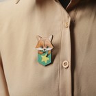 Рюкзак детский, значок, отдел на молнии, цвет бирюзовый - Фото 4