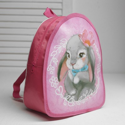 Рюкзак детский "Зайка", цвет розовый