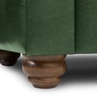 Диван "Честерфилд" 2х местный, экокожа, темно-зеленый - Фото 5