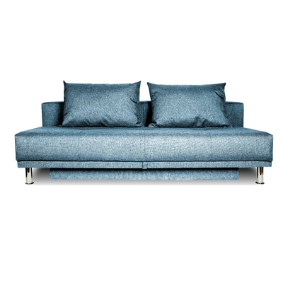 Диван прямой NEXT, спальное место 1200×1950 мм, обивка рогожка, цвет denim