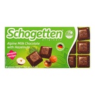Шоколад Schogetten Alpine Milk Chocolate with Hazelnut, 100 г - фото 26700733
