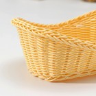 Корзинка для фруктов и хлеба Доляна «Ваниль», 26×16×9,5 см - Фото 3