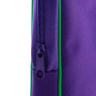 Папка с ручками текстиль А4, 45 мм, 350 х 265 мм, ПМД 2-42 «Фиолетовый-салатовый» - Фото 5