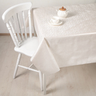 Клеёнка на стол на тканевой основе, ширина 137 см, рулон 20 метров, толщина 0,25 мм, цвет белый - фото 8801415