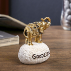 Сувенир полистоун "Слонёнок - Good luck" МИКС золото/серебро 6,5х5х4 см - Фото 3