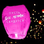 Фонарик желаний «Пусть все мечты сбудутся!», купол, МИКС - Фото 3