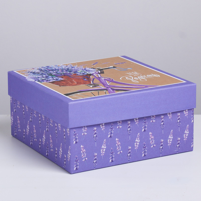 Набор коробок 10 в 1, упаковка подарочная, «Прованс», 10.2 х 10.2 х 6–28.2 х 28.2 х 15 см - фото 1918850594