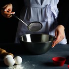 Сито для снятия пены Доляна «Металлик», 26×10 см, нержавеющая сталь - Фото 6