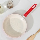 Сковорода «Селект», d=20 см, пластиковая ручка, антипригарное покрытие, красная - Фото 2