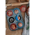 Форма для выпечки Доляна «Силикон плюс», 27×18.5 см, 6 ячеек, силиконовые вкладки, антипригарное покрытие, формочки, МИКС - Фото 14