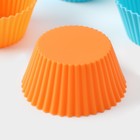 Форма для выпечки Доляна «Силикон плюс», 27×18.5 см, 6 ячеек, силиконовые вкладки, антипригарное покрытие, формочки, МИКС - Фото 9