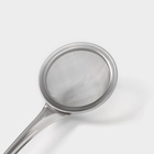 Сито для просеивания с ручкой Доляна «Фире», d=7.9 см, цвет серебристый - Фото 4