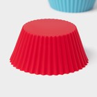 Форма для выпечки Доляна «Силикон плюс», 35×26.5×2.5 см, 12 ячеек, силиконовые вкладки, антипригарное покрытие, формочки, МИКС - Фото 6