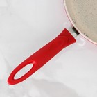 Сковорода «Селект», d=24 см, пластиковая ручка, антипригарное покрытие, цвет красный - Фото 4