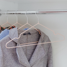 Плечики-вешалки для одежды Доляна, размер 40-44, антискользящее покрытие, цвет европейский коричневый - Фото 4