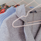 Плечики-вешалки для одежды Доляна, размер 40-44, антискользящее покрытие, цвет европейский коричневый - Фото 5