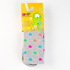 Колготки детские, цвет светло-серый меланж, рост 128-134 - Фото 3