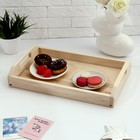 Поднос для завтрака с ручками Дарим Красиво, 40×25 см, дерево - Фото 2