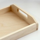 Поднос для завтрака с ручками Дарим Красиво, 40×25 см, дерево - Фото 3