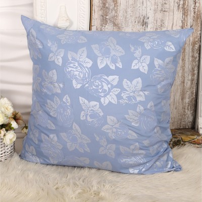 Наволочка-наперник «Атра», 70×70 см, голубая, тик