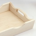 Поднос для завтрака с ручками Дарим Красиво «Фигурный», 40×25 см, массив дерево - Фото 3