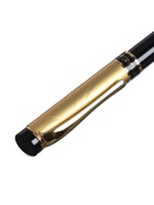 Ручка подарочная Calligrata «Фаворит», шариковая, поворотная, в футляре кожзам, корпус чёрный с золотым 131977