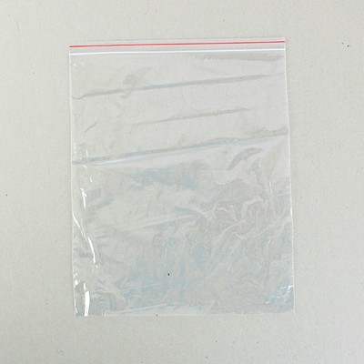Пакет zip lock 25 x 30 см, 35 мкм (с красной полосой)