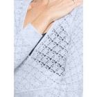 Болеро ажурной вязки для разогрева Grishko, цвет серый, размер 36-38 - Фото 4