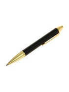 Ручка подарочная Calligrata «Модерн», шариковая, автоматическая, в футляре кожзам, корпус чёрный с золотым - Фото 3
