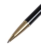 Ручка подарочная Calligrata «Модерн», шариковая, автоматическая, в футляре кожзам, корпус чёрный с золотым - Фото 4