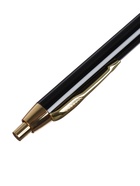 Ручка подарочная Calligrata «Модерн», шариковая, автоматическая, в футляре кожзам, корпус чёрный с золотым 131985