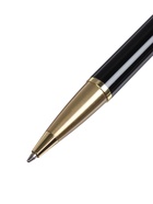 Ручка подарочная Calligrata «Модерн», шариковая, автоматическая, в футляре кожзам, корпус чёрный с золотым 131985