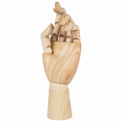 Деревянная фигура «Анатомические детали: Рука левая женская», высота 25 см, BRAUBERG