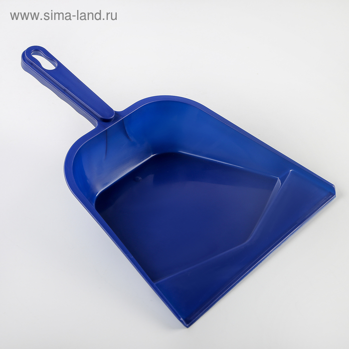 Совок для мусора, цвет синий - Фото 1