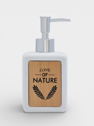 Дозатор для мыла SAVANNA «Природа», 350 мл, белый