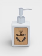 Дозатор для мыла SAVANNA «Природа», 350 мл, белый - Фото 2