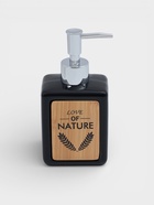 Дозатор для мыла SAVANNA «Природа», 350 мл, чёрный - Фото 2
