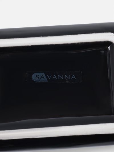 Дозатор для мыла SAVANNA «Природа», 350 мл, чёрный