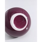 Дозатор для жидкого мыла Доляна «Карамель», 350 мл, цвет фиолетовый - Фото 3