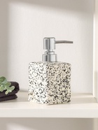 Дозатор для мыла Доляна «Гранит», 360 мл, белый - Фото 4