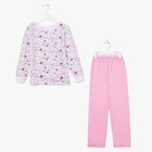 Пижама для девочки, цвет розовый, рост 92 см (26) - Фото 5