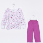 Пижама для девочки, цвет розовый, рост 92 см (26) - Фото 6