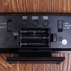 Часы-будильник электронные с календарем и термометром, 17 х 9 х 4 см, 3AAA, USB - Фото 5