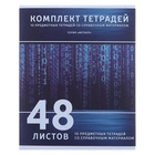 Набор предметных тетрадей Calligrata «Металл», 10 предметов, 48 листов, со справочным материалом, обложка из мелованного картона - Фото 6