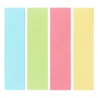 Блок-закладка с липким краем, 4 по 100 штук, 19×76 мм, пастельные, МИКС - Фото 3