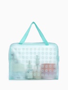 Косметичка - сумка на молнии, с ручками, для бассейна, с рисунком, зелёная - Фото 2