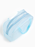 Косметичка - сумка на молнии, с ручками, для бассейна, с рисунком, голубая - Фото 2